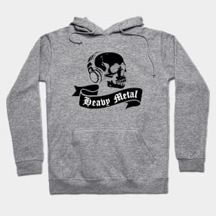 Heavy Metal Skull Logo Hoodie